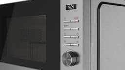 Magnetron met grill - Oven combi - Snel eten bereiden - Vrije installatie - 28 x 469 cm - Roestvrij staal — thumbnail 3