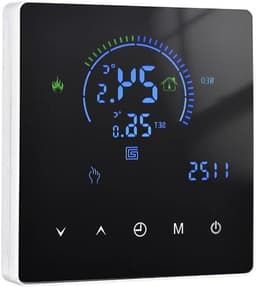 Slimme Thermostaat - Kamerthermostaat Digitale - Energie Besparen - Wekelijks Programmeerbaar - 16A - Wit — thumbnail 1