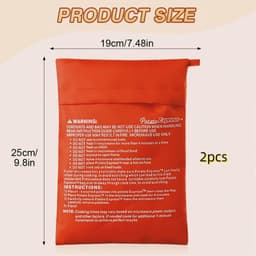 Magnetron aardappelzak, 2 stuks aardappelzak, potato bag magnetron, herbruikbare kooktas, aardappelzak - ShopVlot — thumbnail 5