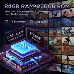 OUKITEL C60 Pro Smartphone 4G-10000 mAh-24 GB RAM-256 GB Opslag-Android 15 — thumbnail 5