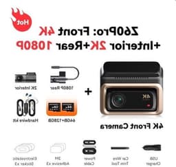 Dashcam – Autocamera – Camerasysteem – Rijveiligheidscamera – 3-Kanaals Dashcam – 4K Ultra HD Sony STARVIS Sensor – 5GHz Wi-Fi & ADAS Veiligheidsmeldingen — thumbnail 3