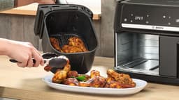 Bosch Serie 4 MAFD440B0 - Airfryer - Dubbele mand - 9L - 2500W - Zwart — thumbnail 2
