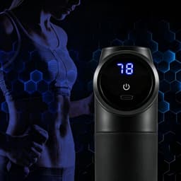 Massagepistool Voor Diepe Weefselmassage - Spierpercussiemassageapparaat - Stille Handmassageapparaten - Met 32 ​​Versnellingen En 8 Koppen — thumbnail 3