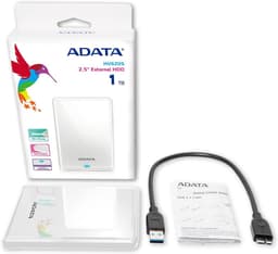 Externe Harde Schijf - Draagbare Opslag - Bestanden Opslaan - Ultra Slank Design - 1 TB - Wit — thumbnail 2