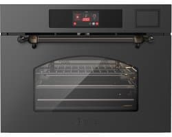 ILVE Compact 45cm 3 in 1 oven/stoom/mag Nost. Mat Grafiet Brons - Inbouw