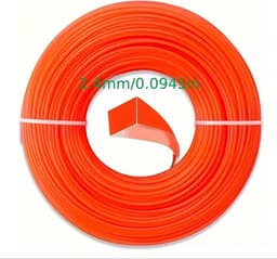 Grasmaaier Draad - Trimmerlijn Touw - Gazon Onderhoud - Minimale Vibraties - 5 Meter - Zilver — thumbnail 5