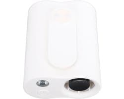 Oplaadbare Tailleventilator - Draagbare Heupventilator - Buitenactiviteiten - Vijf Gebruiksmodi - 195 g - Wit