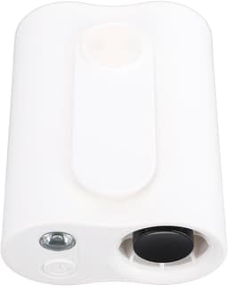 Oplaadbare Tailleventilator - Draagbare Heupventilator - Buitenactiviteiten - Vijf Gebruiksmodi - 195 g - Wit — thumbnail 1