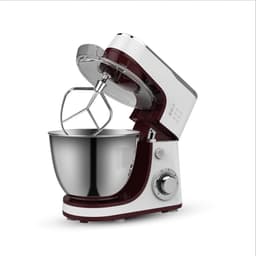 Roerbezem Keukenmachine - Kneedhaak Mixer - Deeg Mengen - Aluminiumlegering - E-1047D - Zilverkleurig — thumbnail 2