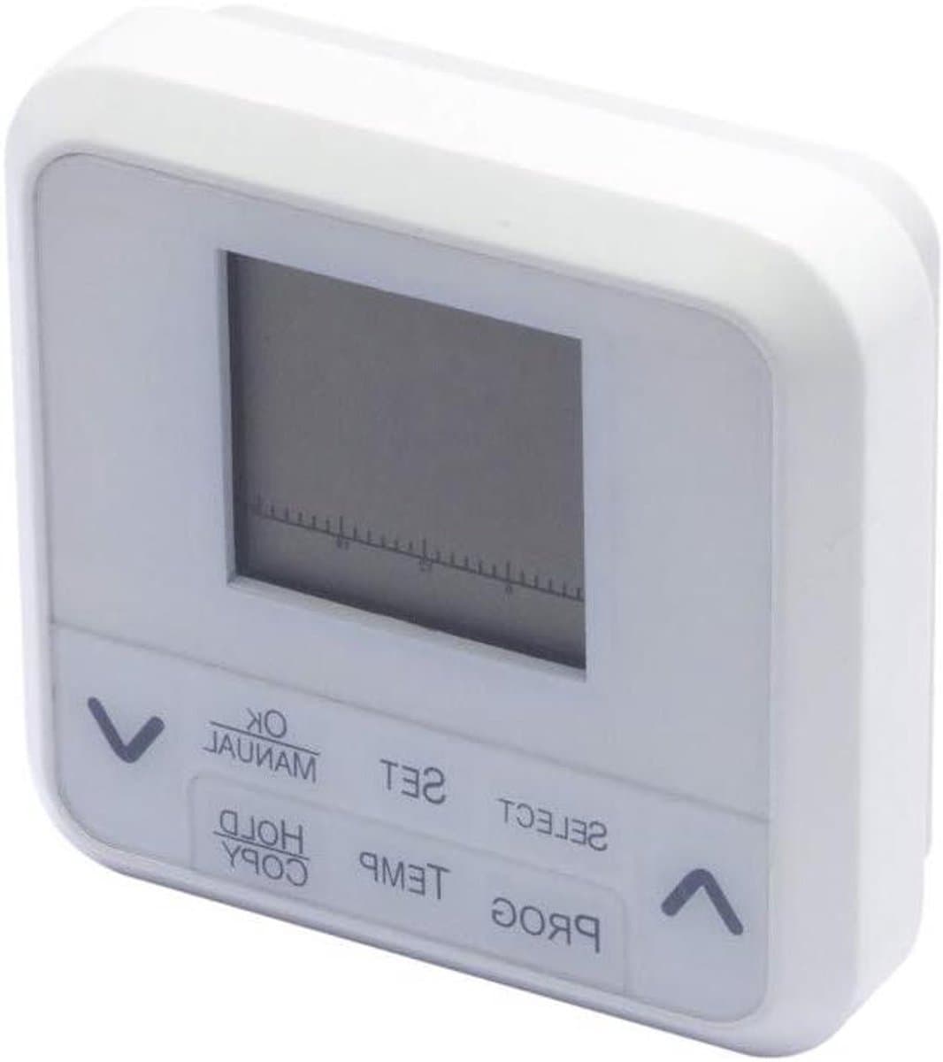 Digitale Thermostaat - Programmeerbare Thermostaat - Energie Besparen - Per Uur Instelbaar - 1150 Watt - Wit — afbeelding 1