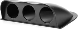 SnelShoppen - Triple Gauge Pod Dash Gauge Pod 3 Holes voor Auto (zwart) - Universele Accessoire, ABS Materiaal, Stijlvol Ontwerp, 2 Inch/52 mm Diamete — thumbnail 4
