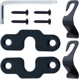 Reparatieset voor zonnewering geschikt voor Jeep Wrangler JK 2018-2022 en Gladiator 2020-2022 met 2 aluminium vizierclips voor eenvoudige montage en duurzame fixatie — thumbnail 5