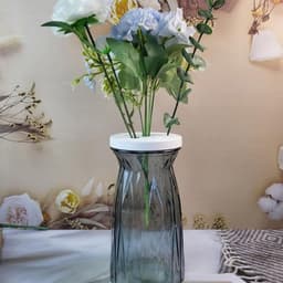 Siliconen mal met honingraatpatroon voor het gieten van kaarsen en het maken van bloemstukken, inclusief huizen en spiraalsteelhouder voor creatieve decoratie — thumbnail 4
