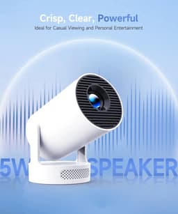 Noventra beamer-projector-mini beamer-voor android-1280x720 dpi-9,4x15,6 cm-350 gr-kunstof-wit — thumbnail 5