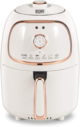 Airfryer - Heteluchtfriteuse Olievrije Friteuse - Gezond Frituren - Hoge Luchtcirculatie - 2 Liter - Wit — thumbnail 1
