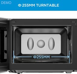 Midea MM20CF2EBK - Magnetron - 20L - 700 W - Zwart — thumbnail 3