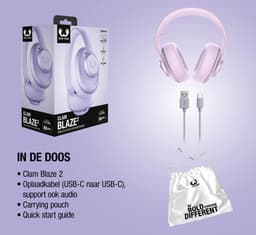 FRESH 'N REBEL Clam Blaze 2 Over-ear Draadloze hoofdtelefoon Dreamy Lilac — thumbnail 5
