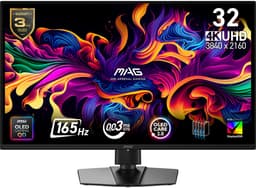 MSI MAG 322UP QD-OLED E16 computer monitor 80 cm (31.5") 3840 x 2160 Pixels 4K Ultra HD Zwart — thumbnail 1