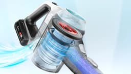 BOSCH BCS71HYG4 Unlimited 7 Aqua Steelstofzuiger Wit — thumbnail 2