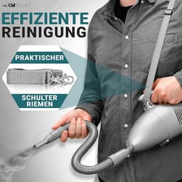 Handstofzuiger met 700 Watt & laag gewicht voor kussens-auto's-computers Vacuum Cleaner met 6m kabel & permanent stoffilter — thumbnail 3