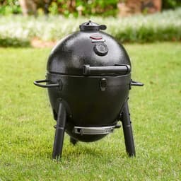 Char-Griller® Akorn Jr. Kamado BBQ en Smoker – Compacte Houtskool Barbecue met Gietijzeren Rooster – Ideaal voor Balkon, Terras, Camping en 2-4 Personen — thumbnail 2