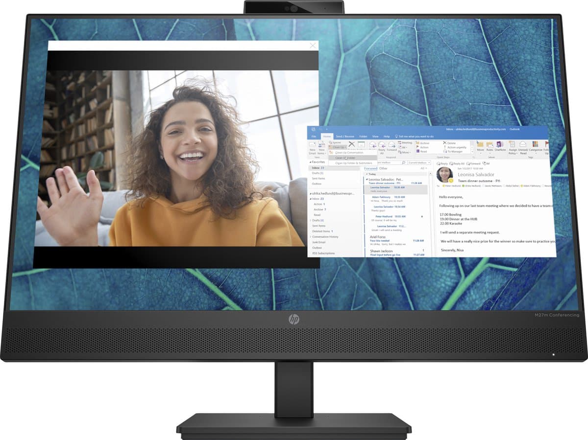 HP M27m Conferencing Monitor - LED monitor - Full HD (1080p) - 27" — afbeelding 1