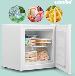 Mini-koelkast 43 l met ijsblokjesvak – compact formaat voor slaapkamer en kantoor — thumbnail 4