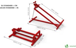 Telescopische Grasmaaier Lifter - Hefinrichting tot 400 kg voor Tuinonderhoud — thumbnail 4