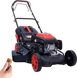 STAHLMANN Grasmaaier - BR532 - 7,0HP (5,1kW) Benzine Grasmaaier 53cm Zelfrijdend 223cc Benzinegrasmaaier met Aandrijving, 53cm Maaibreedte, Mulchen, Maaihoogteverstelling, Easy Clean Aansluiting, Grote Wielen, 60L Korf — thumbnail 1