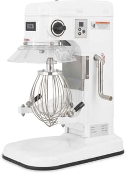 HCB® - Professionele Horeca Planeetmenger - 10 liter - 230V - RVS / INOX deegmachine - Kneedmachine - Keuken machine - Planeetmixer - Deegkneder machine - Spiraalkneder - 55 kg - 6497 — thumbnail 5
