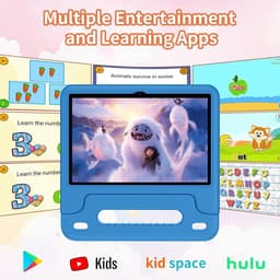 Mrs. Jones 10-inch Android kindertablet met octa-core processor en 10GB RAM - 64GB ROM - 1TB uitbreiding - 8000mAh - FHD touchscreen - WLAN - Bluetooth - GPS - dubbele camera (Blauw) . — thumbnail 5