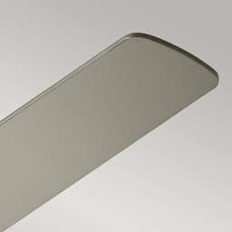Plafondventilator met verlichting - Zeus - 60in / 152cm ventilator - geborsteld nikkel — thumbnail 4