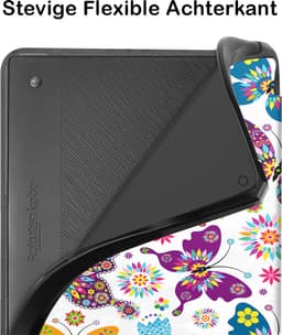 Hoes Geschikt voor Kobo Elipsa 2E - Luxe E-reader Trifold Case - Bescherm Hoesje Book Cover - Vlinders — thumbnail 3