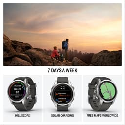 Garmin Fenix 7X Pro Solar - Smartwatch - Sporthorloge - Zon oplaadbaar - Tot wel 37 dagen Batterij - 51mm - Zwart — thumbnail 3