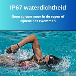 Kiraal Horizon - Stappenteller - Activity Tracker - Temperatuurmeter - Bloeddrukmeter - Hartslagmeter - Smartwatch - Horloge - Dames - Nederlandse Handleiding - Rose — thumbnail 5