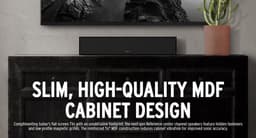 Klipsch R-30C zwart center luidspreker, 66 cm breed — thumbnail 5