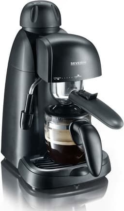 Severin KA 5978 Espresso-apparaat - Gebruiksvriendelijk, Compact en Lichtgewicht - 800w - Zwart — thumbnail 1