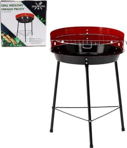 Rechte ronde houtskoolgrill, 41x33.5x46.5cm — thumbnail 4