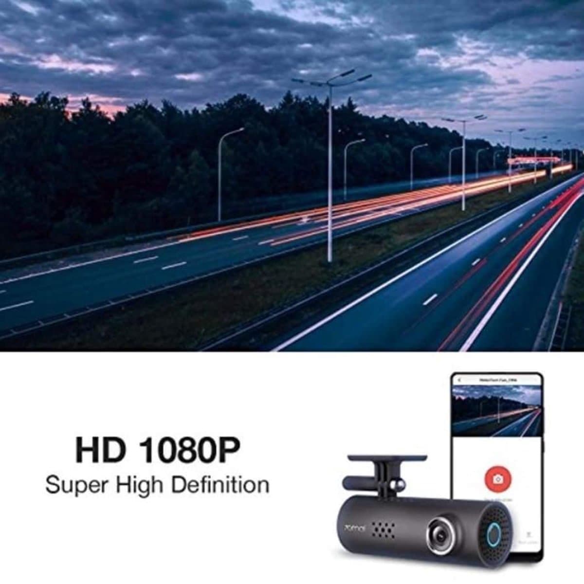 Mijia 70 Minutes (70mai) Smart WiFi Auto Camera Zwart / 64GB — afbeelding 1