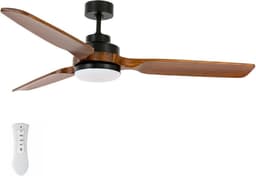 LT-Luce Plafondventilator met lamp - Ø142 cm - Shoalhaven Black — thumbnail 1
