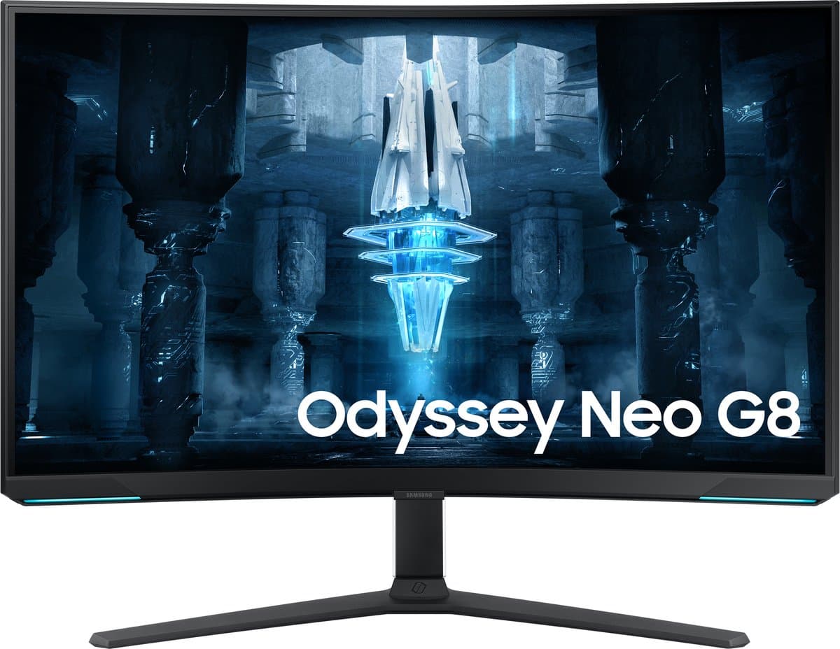 Samsung Odyssey Neo G8 S32BG850NP - 4K VA Curved 240Hz Gaming Monitor - 32 Inch — afbeelding 1