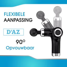 D'AZ® - Massage gun - Verstelbare Professionele Massage gun - Zwart — thumbnail 2