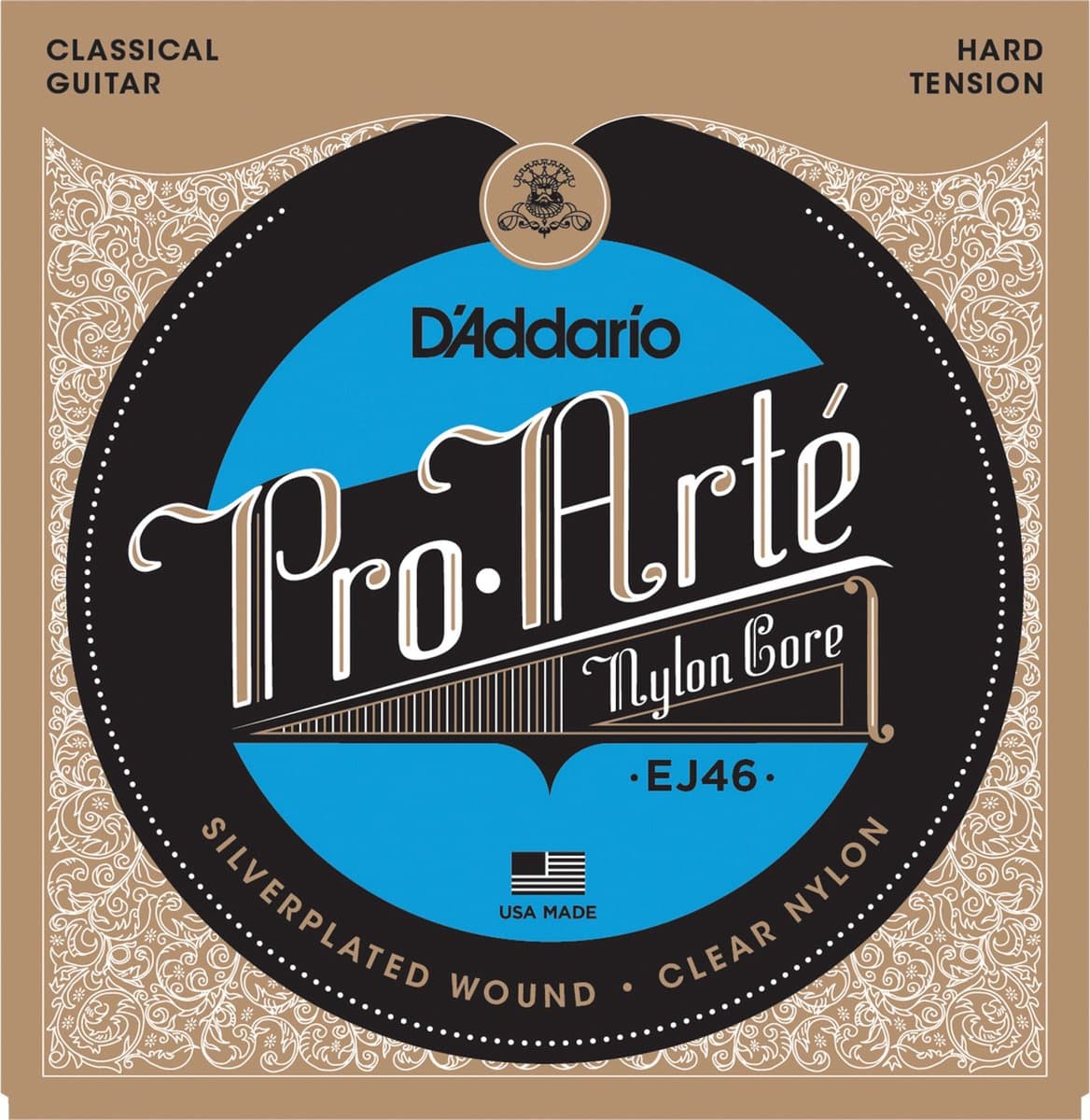 D'Addario EJ46 - Snarenset voor klassieke gitaar, hard tension — afbeelding 1
