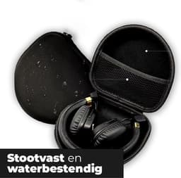 WiseQ Koptelefoon Case – Harde Koptelefoon Hoes – Headphone Case – Opvouwbare Over Ear & On Ear – Beschermhoes Koptelefoon - Geschikt voor JBL, Sony, Bose, Beats by Dre, WiseQ & Marshall - Zwart — thumbnail 5