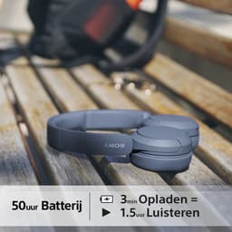 SONY WHCH520L.CE7 On-ear Draadloze hoofdtelefoon Blauw — thumbnail 4