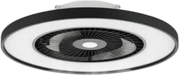 Proventa 3D Air Plafondventilator met Lamp - Ø 60 cm - 4000K Dimbaar - Afstandsbediening - Zwart/wit — thumbnail 1