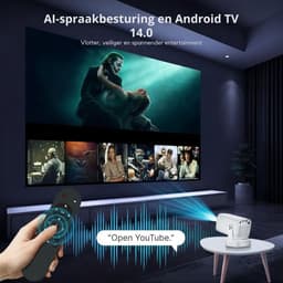 MRKK® Mini Beamer – Projector – Thuisbioscoop Beamer — thumbnail 2