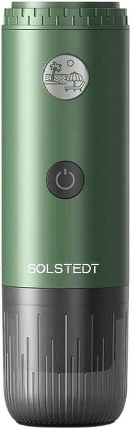 Solstedt® Draagbare Koffiemachine – Espressomaker | 19 Bar | 7800mAh Batterij | Nespresso Cups & Gemalen Koffie | Camping & Reizen — thumbnail 1