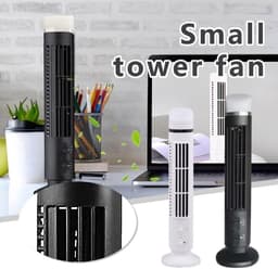 Allecto - Silent Tower Fan - Oscillerende Ventilator - Voor Thuis en Kantoor - Zwart - Stille Ventilator - Verkoeling - Ruimteventilator — thumbnail 2