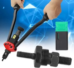 Rivet Nut Gun-kop - M6 Draadvervanging - Hoogwaardig materiaal - Zwart - Rivet Gun Gereedschap - Geschikt voor handmatig gebruik - Kwaliteit — thumbnail 4